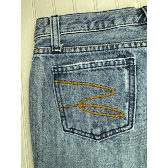Seven 7 Size 30 Womens Jeans Distress Low Rise Bootcut Light Wash - Picture 6 of 6